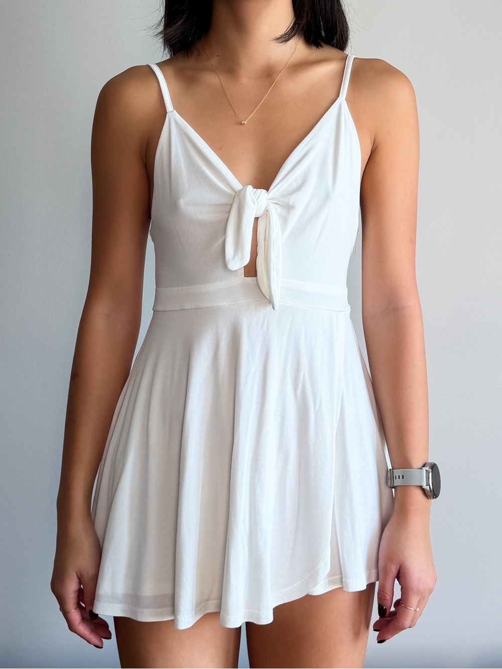 white Urban Outfitters romper